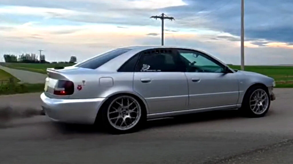This Audi A4’s Fix For Turbo Lag Was A 320-Pound Airplane Turbine