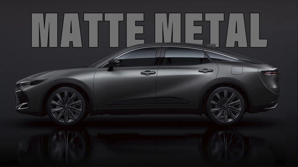 Toyota Crown Gains “Matte Metal” Special Edition With A Paint That Is Easy To Maintain