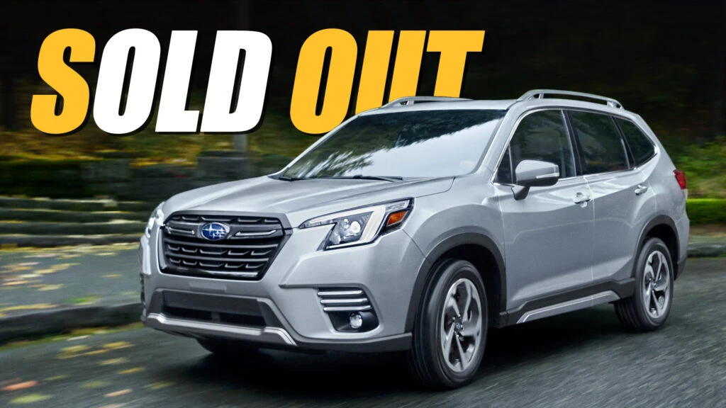 Old 2024 Subaru Forester Flies Off Shelves