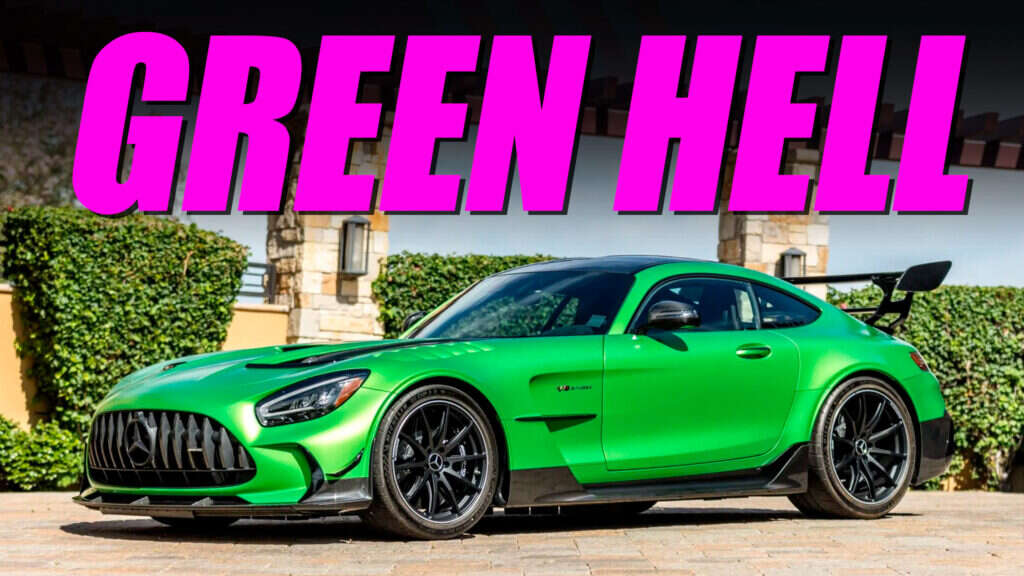 Low-Mileage Mercedes-AMG GT Black Series Is A Mean, Green Beast