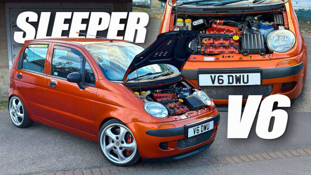 Daewoo Matiz With A V6 Engine Swap And Porsche Wheels Is The Definition Of A Pocket Rocket