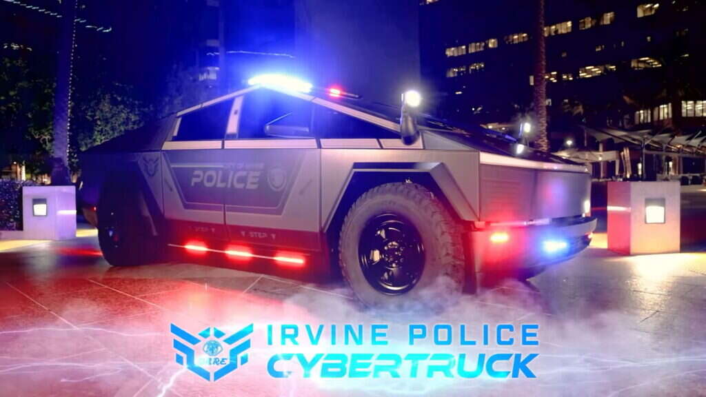 First Police Tesla Cybertruck Hits The Streets In Irvine, But $132K Price Sparks Backlash