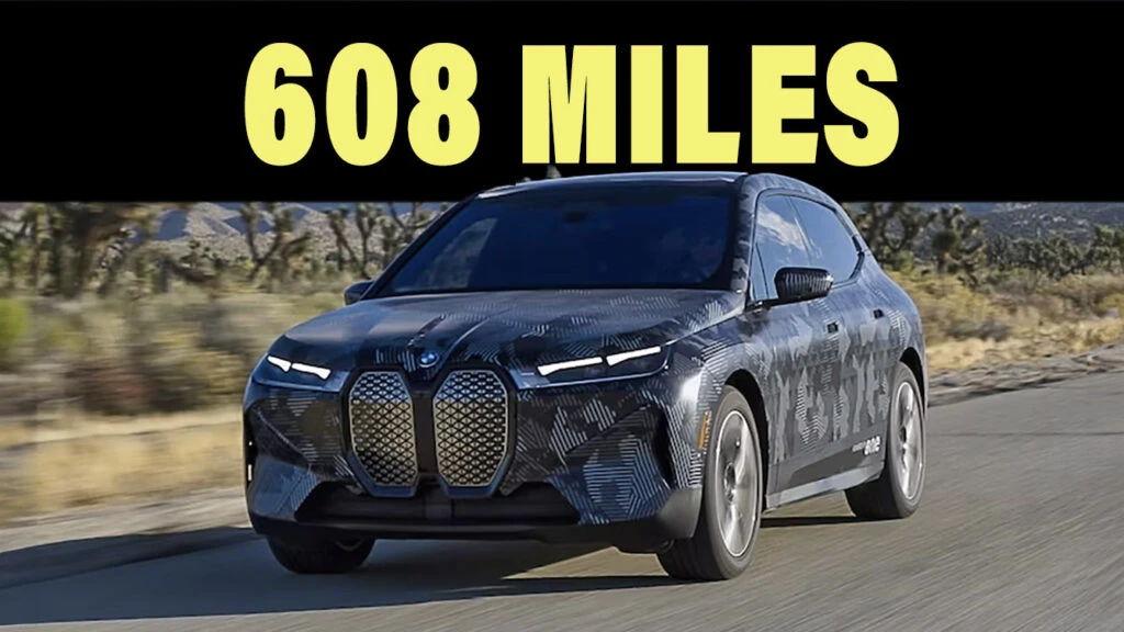 Our Next Energy’s EV Batteries Power BMW iX To An Incredible 608-Mile Range