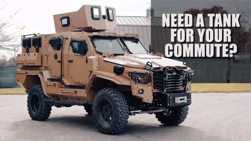 The Monstrous Atlas APC Is A $400k Ford-Based Military Truck For Civilians