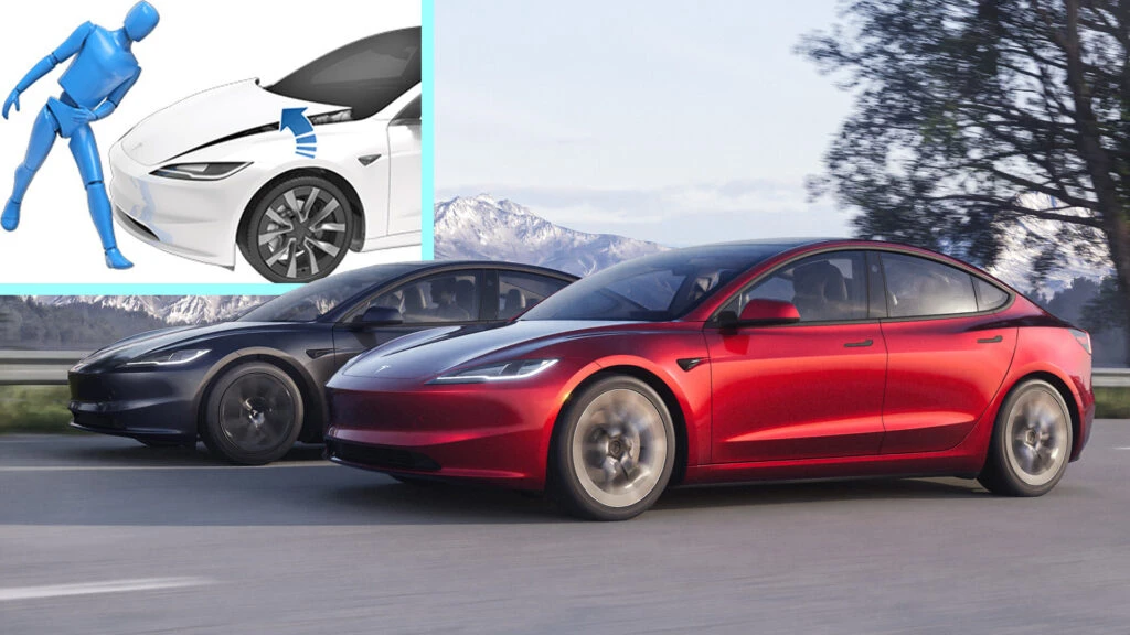 Facelifted Tesla Model 3 Catches Up With The Times Gaining An Active Hood