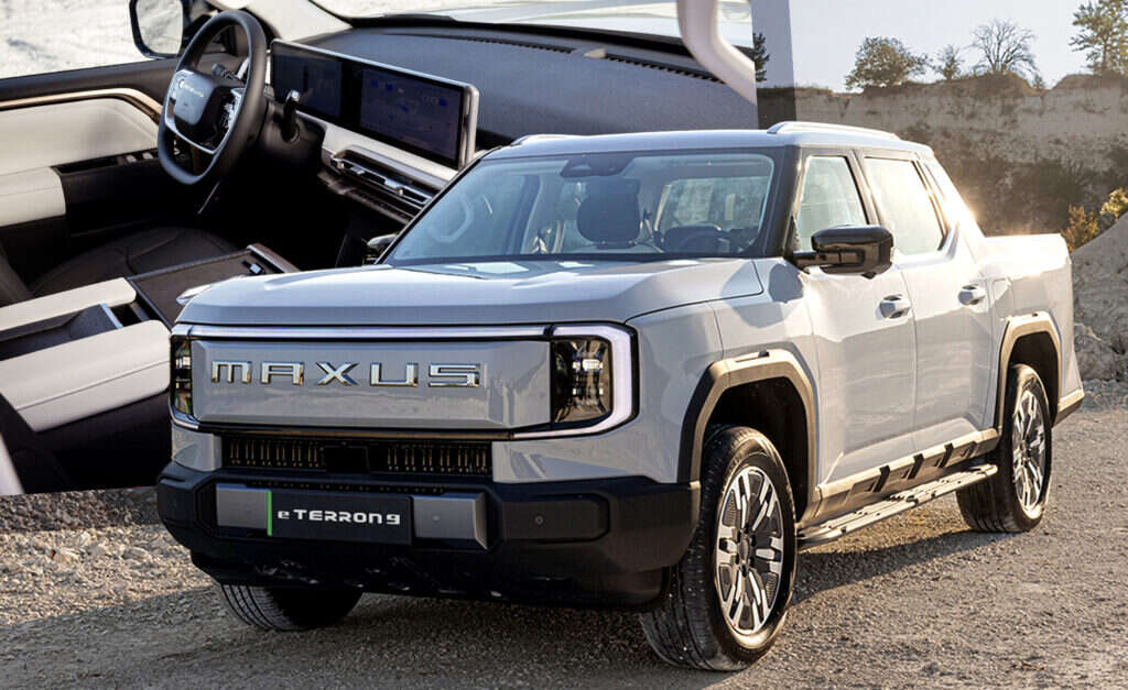 Maxus eTerron 9 Debuts As A 436 HP Electric Pickup For Europe