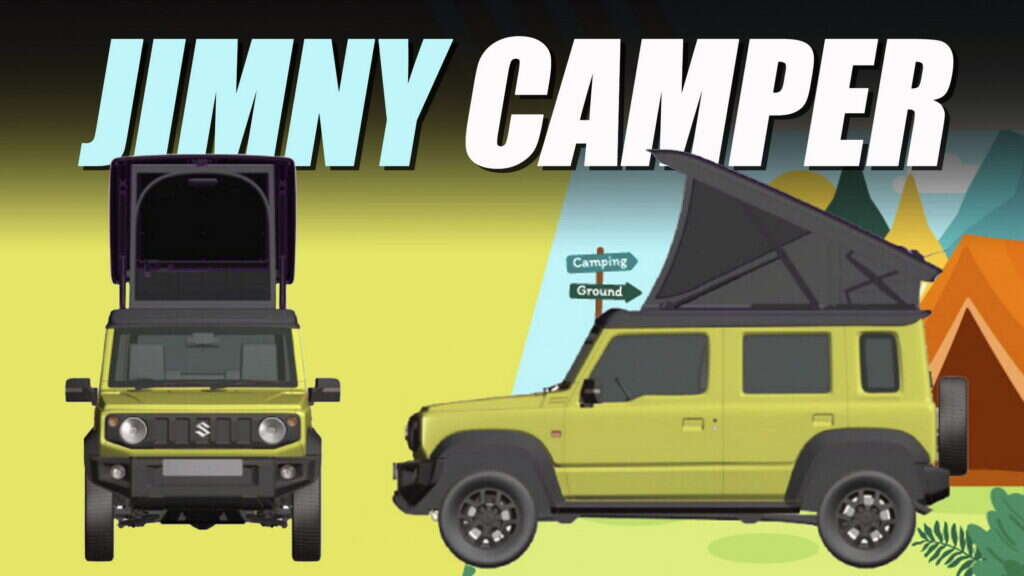 Suzuki Jimny Turned Into A Camper With New Pop-Up Roof