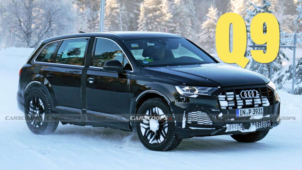 2026 Audi Q9 Mule Spied Gearing Up For Jumbo-SUV Battle With BMW X7, Mercedes GLS