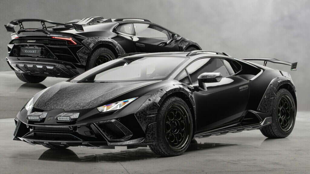 Mansory Trades Lamborghini Huracan Sterrato’s Plastic Cladding With Forged Carbon