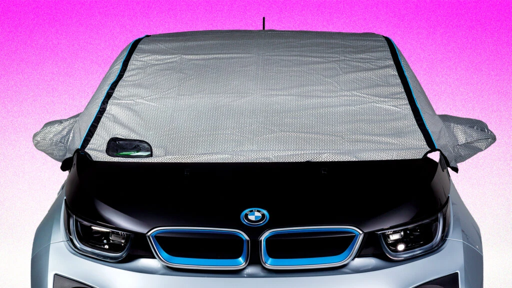 Your Windshield Sunshade Barely Cools The Air, But It Saves Your Steering Wheel