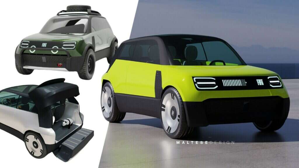 Independent Fiat Panda-Inspired Concept Has A 4×4 Version And An Integrated Scooter