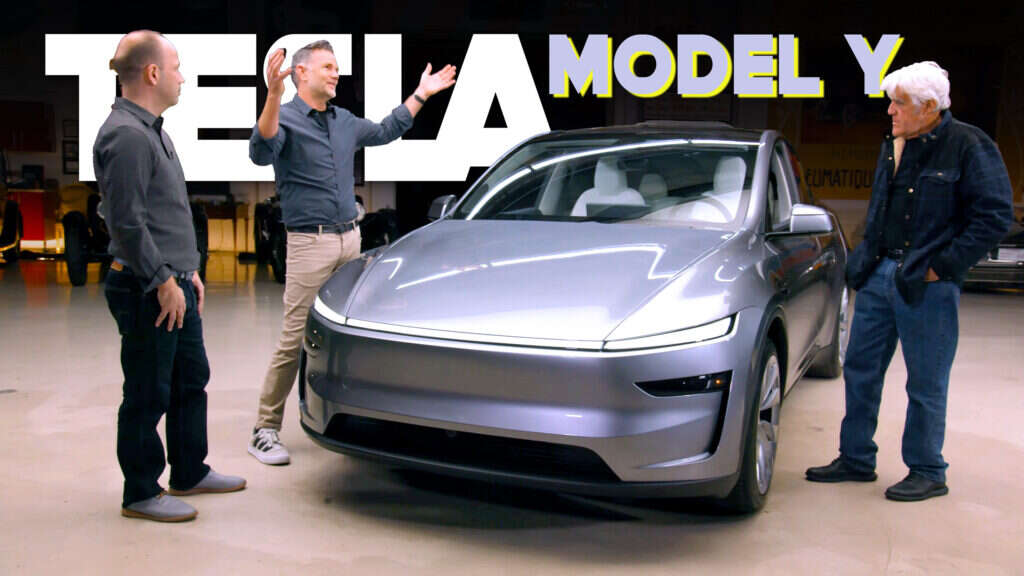 Jay Leno Drives 2026 Tesla Model Y, Performance Trim Coming Soon