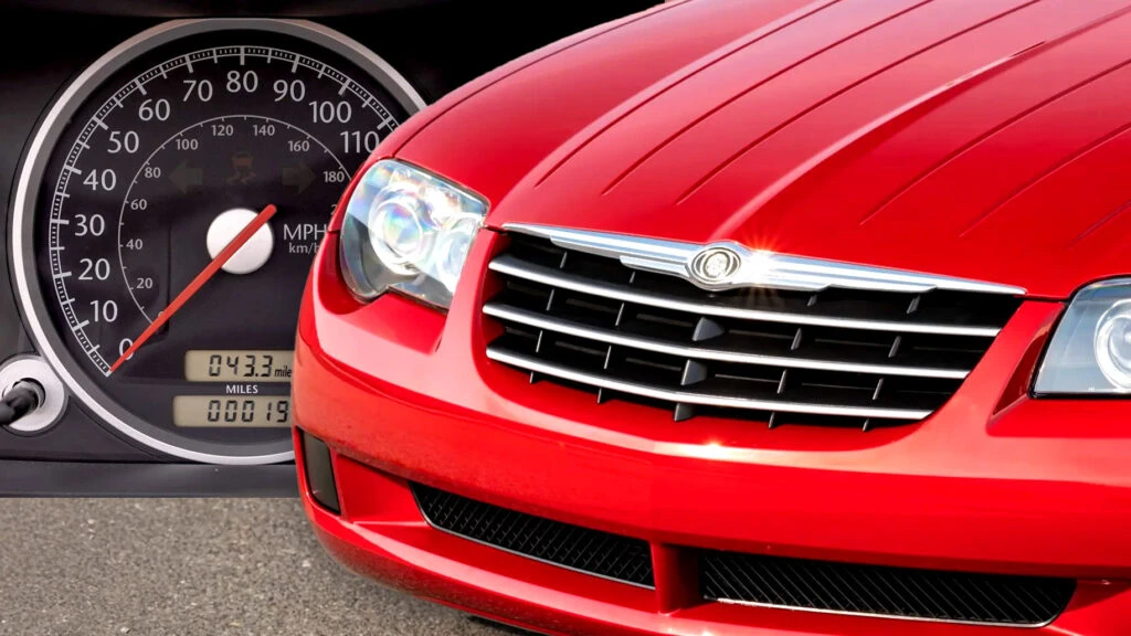 A Nearly New Chrysler Crossfire Just Popped Up With An Odd Detail