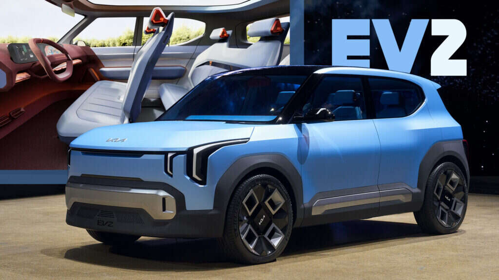 Kia Concept EV2 Previews 2026 Small Electric SUV With Funky Styling And A Practical Cabin