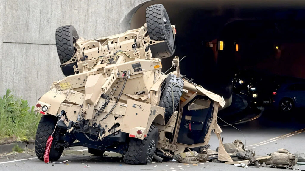 It’s Raining Army Trucks In Seattle
