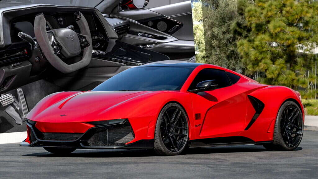 Rezvani Beast Is A Reskinned Corvette C8 With A Pepper Spray Option