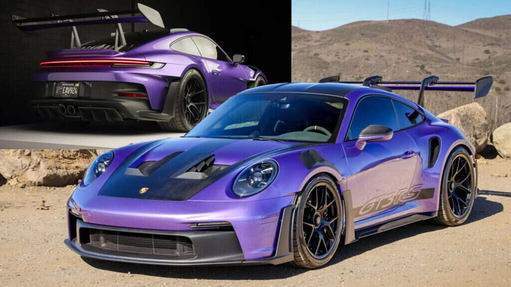 This Viola Purple Porsche 911 GT3 RS Has $90,000 Worth Of Options