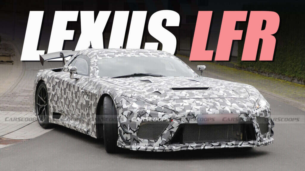 Lexus LFR Supercar Makes Its Spy Debut In Road-Going Form