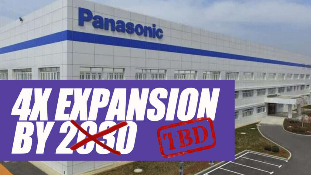 Tesla Battery Supplier Panasonic Walks Back Expansion Plans Due To Waning EV Demand