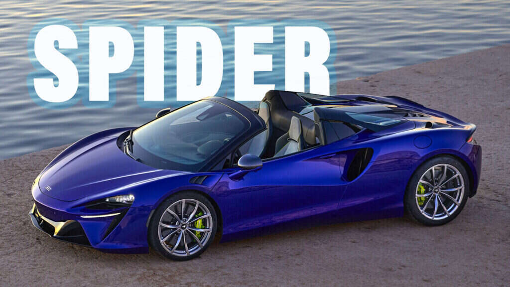 McLaren Artura Spider Loses Roof, Gains 19 HP And A Peel-Out Mode