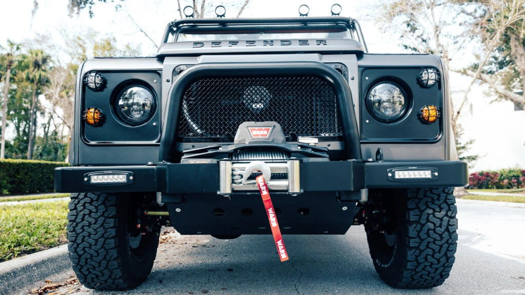 This Defender Looks Vintage Until You Step On The Pedal