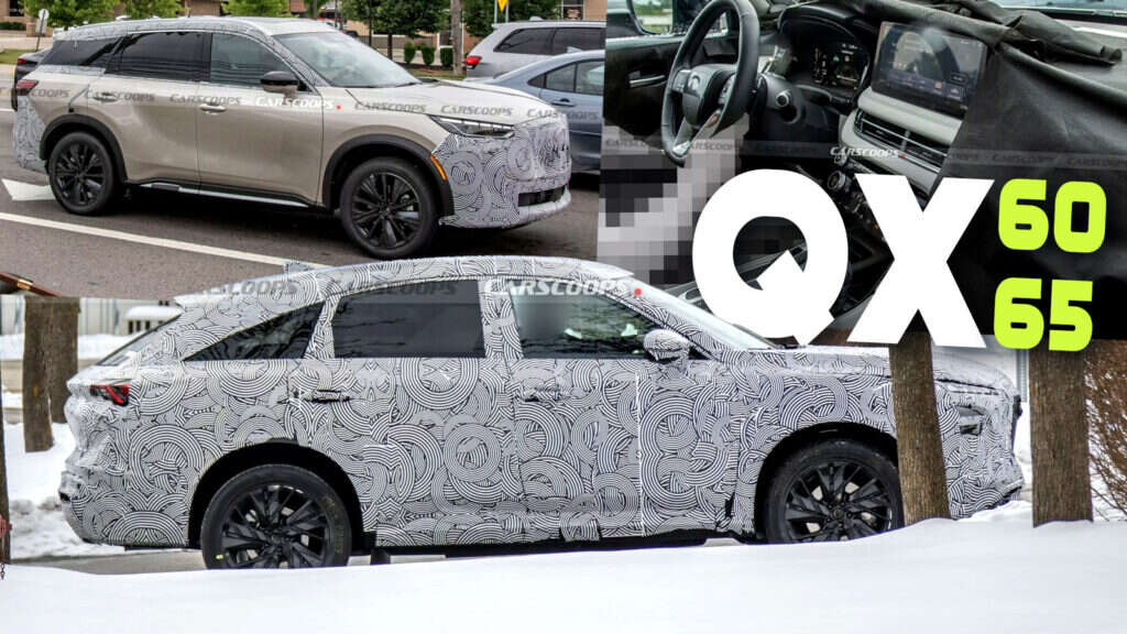 2026 Infiniti QX60 And QX65 Crossover Coupe Spied For First Time