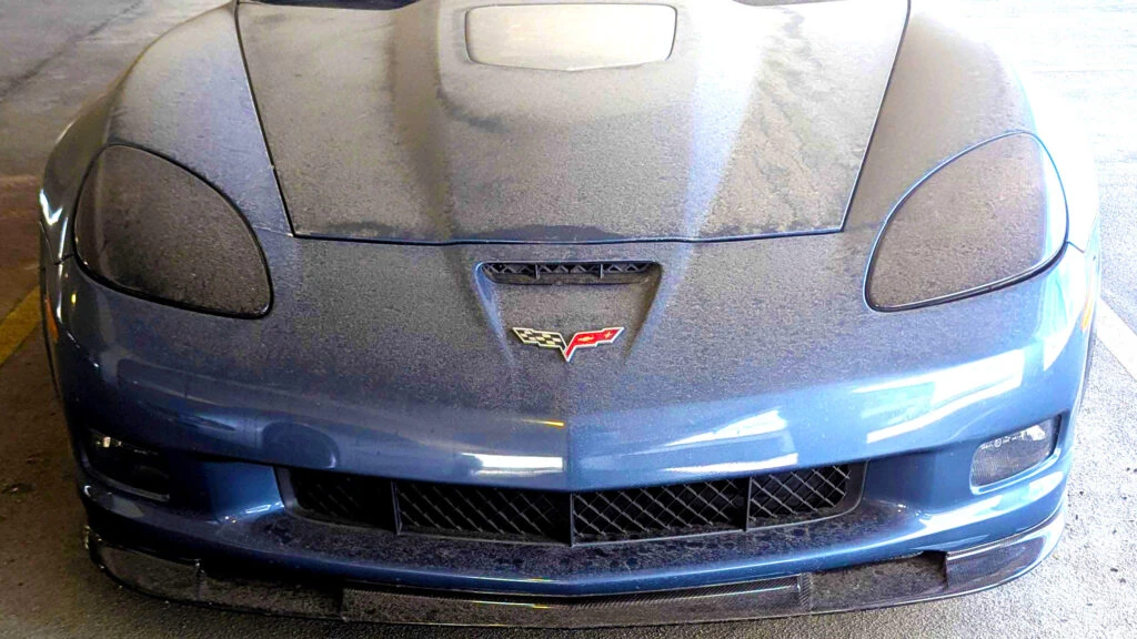 Abandoned ZR1 Covered In Dust Sparks Mystery In Texas Parking Garage
