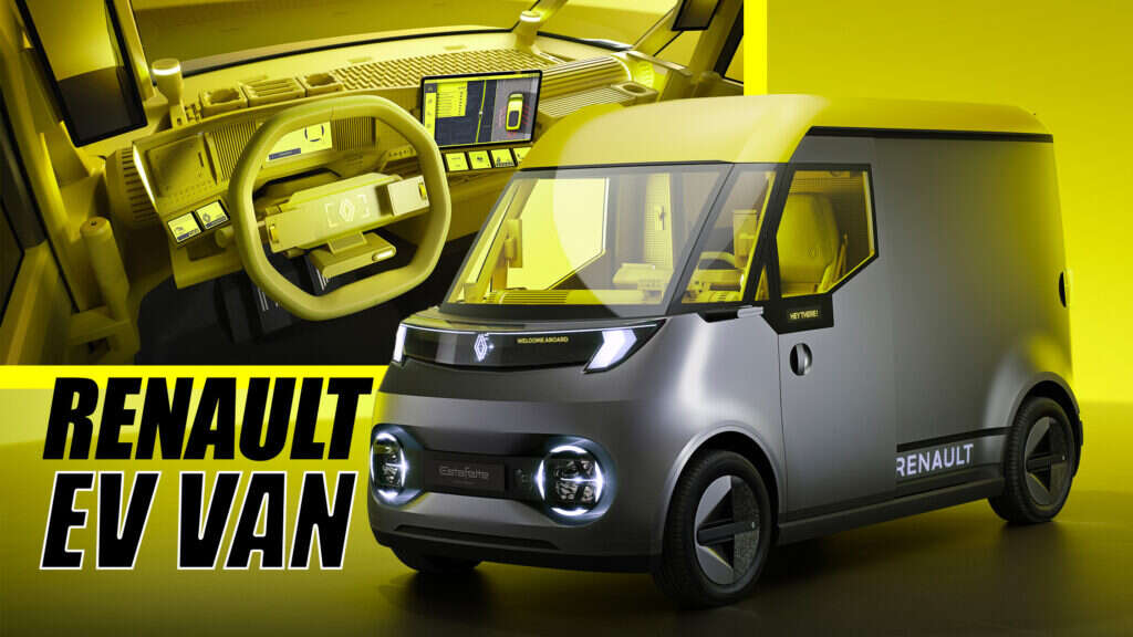 Renault Estafette Concept Wants To Make Vans Less Boring And Their Deliveries Faster