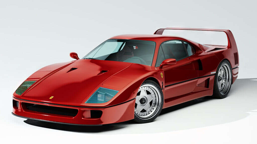 Would You Tame A Ferrari F40 With Modern Suspension, Brakes And Wheels?