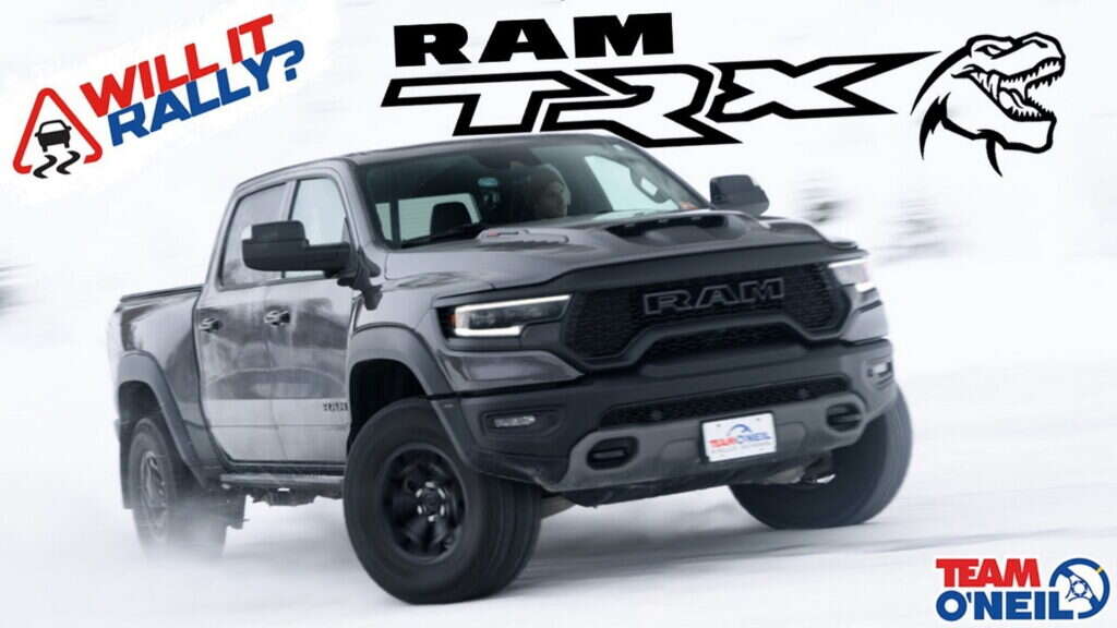 Watch A RAM TRX Wallow Through A Rally Course