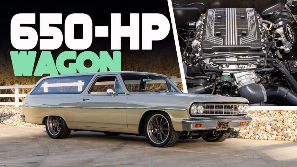 This 650 HP 2-Dr Chevelle Wagon Is Like A Corvette Restomod For The Family Man