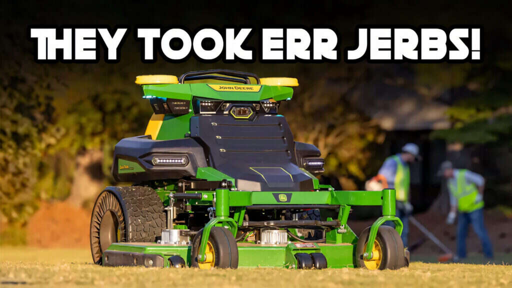 John Deere’s Answer To The Labor Crisis? A Robot Mower That’ll Quietly Take Your Job