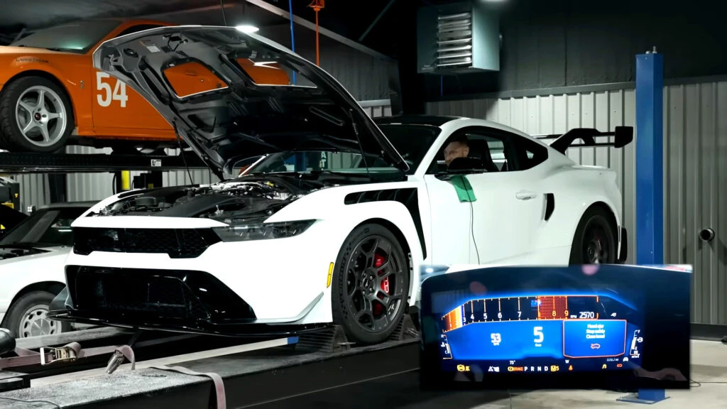 Ford Rates The Mustang GTD At 815 HP, A Dyno Shows 753 WHP, And That Loss Is Good News