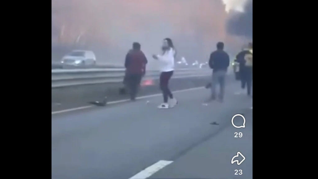 Boston Biker Catches Fire After Crash As Bystanders Struggle To Help
