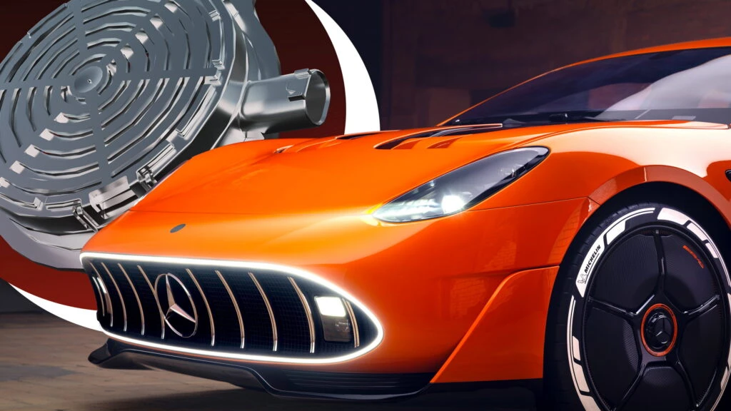 Mercedes-AMG GT XX Blasts Fake V8 Sounds From Its Headlights