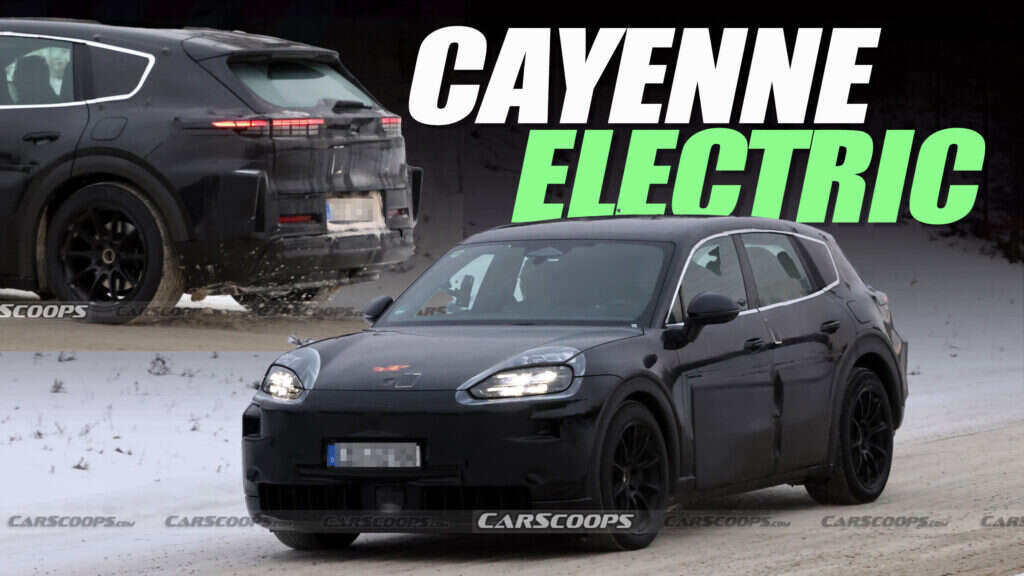 2026 Porsche Cayenne EV Spied Testing, But Is Porsche Going To Delay It?