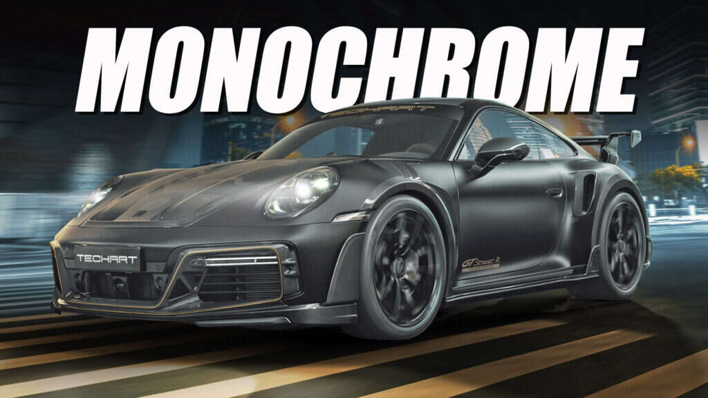 Techart’s Monochrome Is A 799 HP Celebration Of The Porsche 911 Turbo’s 50 Years