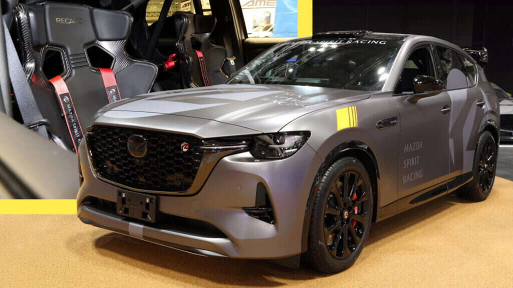 Mazda Spirit Racing CX-60 Rally Concept Sports A Rear Spoiler And Carbon Recaros