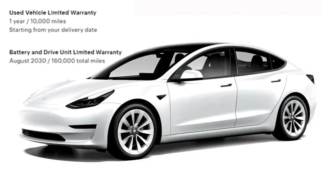 Tesla Selling Some Used Model 3s and Ys With Battery Warranties Up To 160,000 Miles