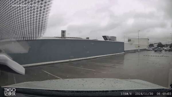 Rogue Tesla Model S Smashes Into Multiple Cars Before Plunging Off Parking Deck