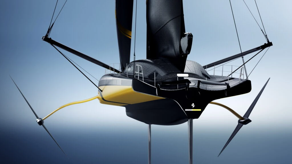 Ferrari’s New Racing Yacht Is Yellow Because Yellow Is Faster Than Red