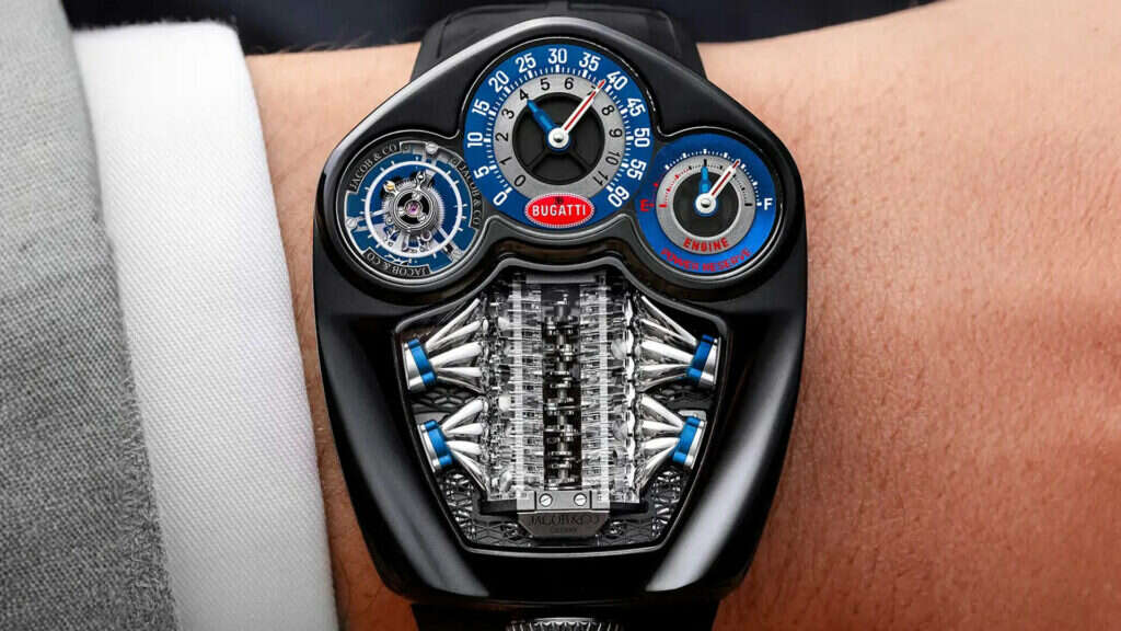 $340,000 Bugatti Tourbillon Watch Has Its Own V16 Engine