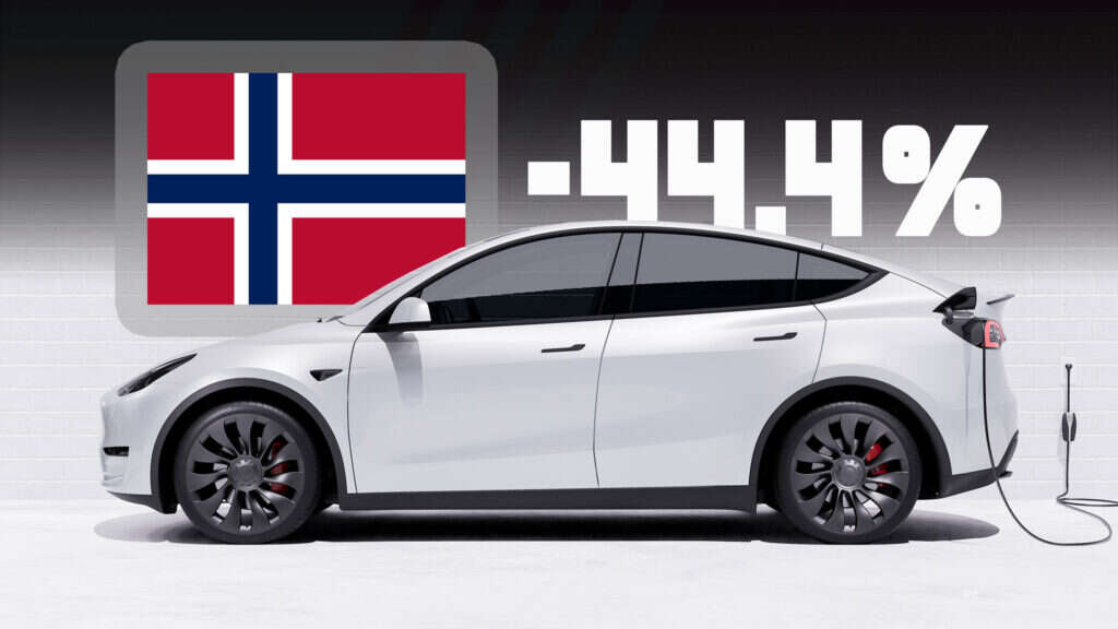 Tesla Sales Plunge 44% In Norway Despite EV Market Soaring By 53%