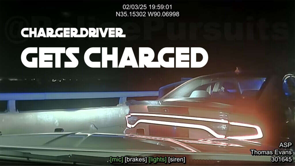 Dodge Driver Pulls Over For Cops, Then Takes Off Like A Bat Out Of Hell