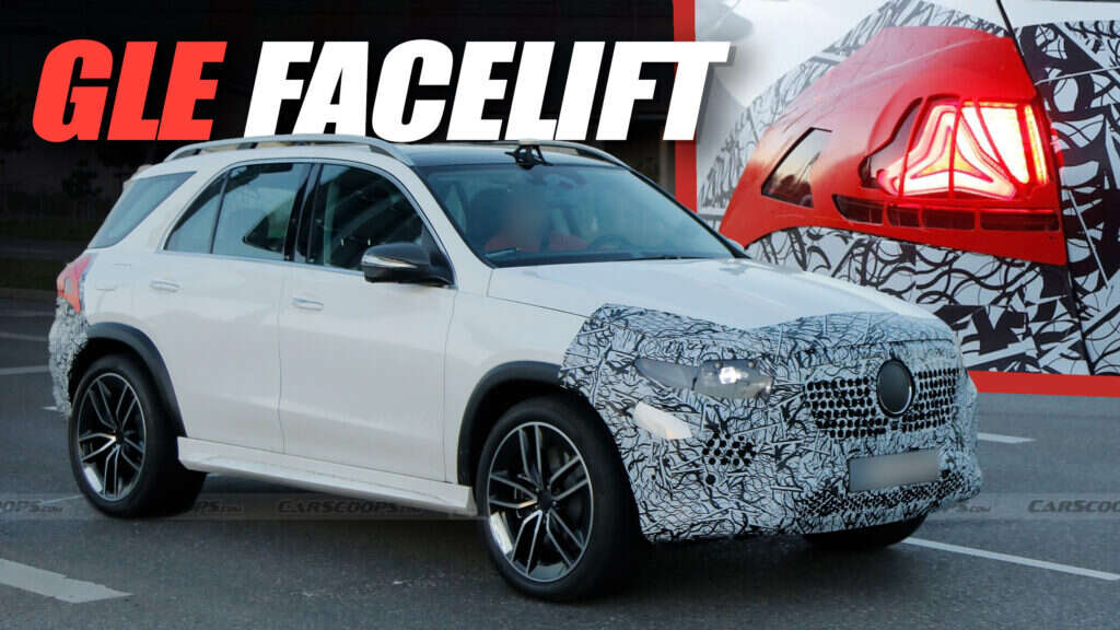 Facelifted Mercedes GLE Gains Star-Shaped Taillights