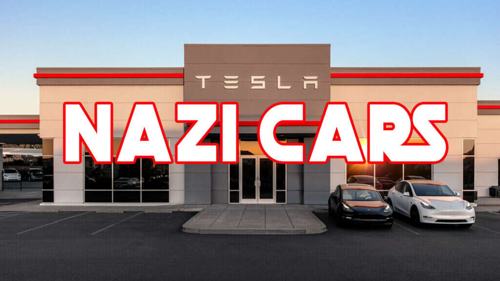 Tesla Store Hit With “Nazi Cars” Graffiti By Would-Be Arsonist