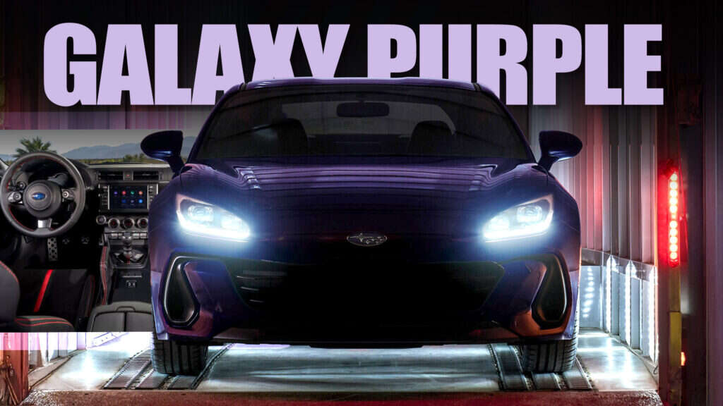 Subaru BRZ Series.Purple Is A Manual Special Fit For Barney