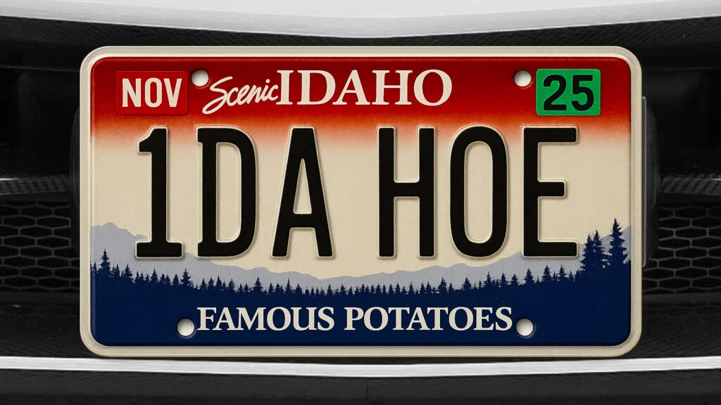 Idaho Cracked Down On Hundreds Of Custom License Plates For Crossing The Line