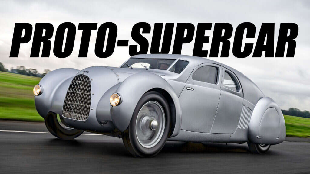 Audi’s Goodwood Gift Is A Reborn, Mid-Engined, 16-Cylinder Auto Union Supercar