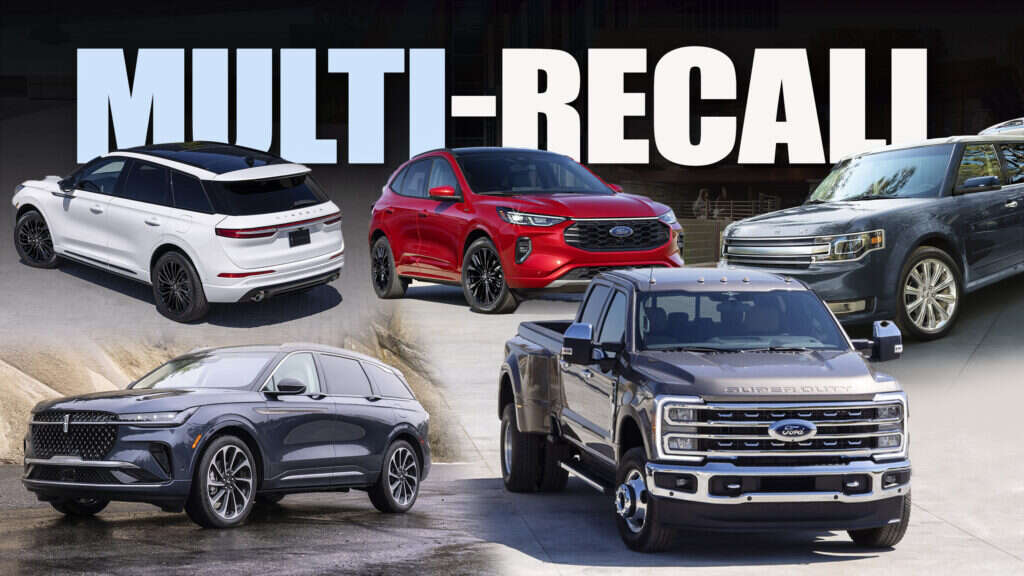 Ford Drops 4 Recalls For Nearly 400,000 Vehicles In A Single Day